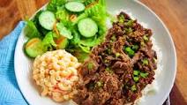 Trader Joe’s Hawaiian Beef Teriyaki Plate Lunch Recipe Trader Joe’s Hawaiian Beef Teriyaki Plate Lunch Recipe