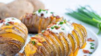 Loaded Hasselback Potatoes Loaded Hasselback Potatoes