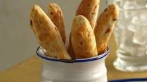 Cheddar-Green Olive Breadsticks Cheddar-Green Olive Breadsticks