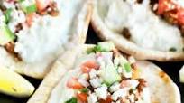 Greek Beef Pitas Greek Beef Pitas