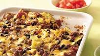 Beef and Bean Tortilla Bake Beef and Bean Tortilla Bake