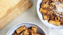 Katie Lee's Mushroom Bolognese with Rigatoni Recipe Katie Lee's Mushroom Bolognese with Rigatoni Recipe