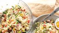Mediterranean Orzo Salad with Creamy Lemon Dressing Mediterranean Orzo Salad with Creamy Lemon Dressing