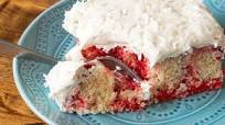 Coconut Raspberry Poke Cake Coconut Raspberry Poke Cake