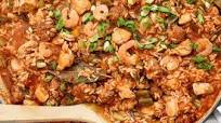 Chicken, Sausage and Shrimp Jambalaya Chicken, Sausage and Shrimp Jambalaya