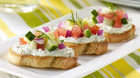 Dill Vegetable Bruschetta Dill Vegetable Bruschetta