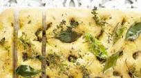 Herb oil focaccia Herb oil focaccia