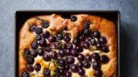 Grape and rosemary focaccia Grape and rosemary focaccia
