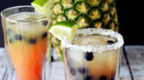 Blueberry-Pineapple Margaritas Blueberry-Pineapple Margaritas