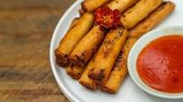 Vegan Fried Carrot-Jicama Lumpia with Garlic Soy Dipping Sauce Vegan Fried Carrot-Jicama Lumpia with Garlic Soy Dipping Sauce