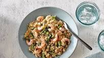 quinoa risotto with shrimp & asparagus quinoa risotto with shrimp & asparagus