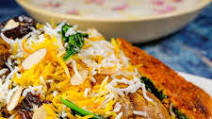 Saffron Rice with Chicken, Yogurt and Spinach (Tahchin Esfenaj) Saffron Rice with Chicken, Yogurt and Spinach (Tahchin Esfenaj)
