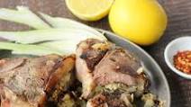 Lamb Chops Stuffed with Fennel, Lemon & Artichoke Lamb Chops Stuffed with Fennel, Lemon & Artichoke