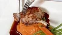 Grilled Berkshire Pork Chop with Merlot Sauce Grilled Berkshire Pork Chop with Merlot Sauce