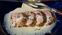 Dijon Mustard Pork Tenderloin with Tarragon Wine Sauce Dijon Mustard Pork Tenderloin with Tarragon Wine Sauce