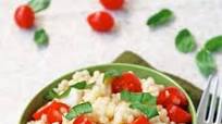 Caprese Couscous with Balsamic Drizzle Caprese Couscous with Balsamic Drizzle