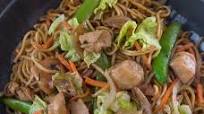 Pancit Canton with Squid Balls Pancit Canton with Squid Balls