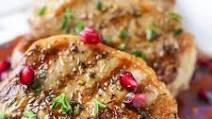 Pomegranate Pork Chops Pomegranate Pork Chops