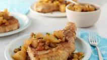 Chicken Fried Pork Chops with Chunky Pear Chutney Chicken Fried Pork Chops with Chunky Pear Chutney