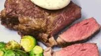 Air Fryer, New York Strip Steak with Lemon Herb Butter (KETO Friendly) Air Fryer, New York Strip Steak with Lemon Herb Butter (KETO Friendly)