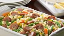 Apple Sausage & Rice Casserole Apple Sausage & Rice Casserole