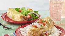 Baked Chicken Chimichangas Baked Chicken Chimichangas