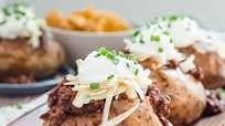 Beef Taco Loaded Baked Potatoes Beef Taco Loaded Baked Potatoes