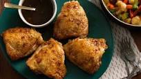 Soy-Brown Sugar-Glazed Chicken Thighs Soy-Brown Sugar-Glazed Chicken Thighs