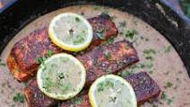 Creamy Honey Cajun Salmon Creamy Honey Cajun Salmon