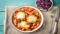 Belly Pork Casserole with Beans and Red Cabbage Belly Pork Casserole with Beans and Red Cabbage