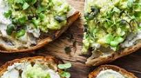 Avocado and Goat Cheese Toast Avocado and Goat Cheese Toast