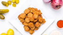 The best extra crispy fried pickles with Cajun dipping sauce The best extra crispy fried pickles with Cajun dipping sauce