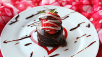 Double Chocolate Mini Cakes Double Chocolate Mini Cakes