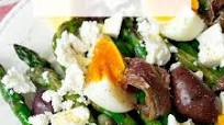 Mediterranean asparagus salad with anchovies Mediterranean asparagus salad with anchovies