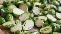 Roasted Brussels Sprouts with Tzatziki Roasted Brussels Sprouts with Tzatziki