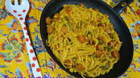 Sausage Mixed Vegetables Noodles Sausage Mixed Vegetables Noodles