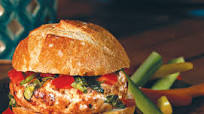 Bruschetta Burger Bruschetta Burger