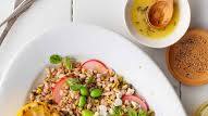 Farro Salad with Grilled Asparagus Farro Salad with Grilled Asparagus