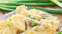 CROCK POT SMOTHERED PORK CHOPS AND POTATOES CROCK POT SMOTHERED PORK CHOPS AND POTATOES