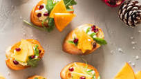 Persimmon Bruschetta Persimmon Bruschetta