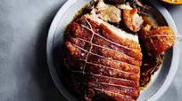 Spice-roasted pork with coleslaw Spice-roasted pork with coleslaw