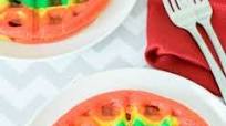 Rainbow Waffles: Taste the Rainbow! Rainbow Waffles: Taste the Rainbow!