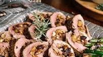 Pork Tenderloin Stuffed with Apple Pecan Chutney Pork Tenderloin Stuffed with Apple Pecan Chutney
