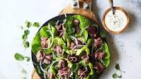 Beef on Weck Salad with Horseradish Caraway Dressing {Paleo, Keto, Whole30} Beef on Weck Salad with Horseradish Caraway Dressing {Paleo, Keto, Whole30}