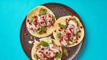 Za'atar-spiced lamb neck and baba ganoush tacos Za'atar-spiced lamb neck and baba ganoush tacos