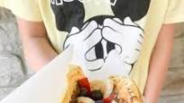 Copycat Disney Fruit and Nutella Waffle Sandwich Copycat Disney Fruit and Nutella Waffle Sandwich