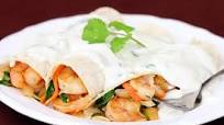 Verde Shrimp Enchiladas with Jalapeño Cream Sauce Verde Shrimp Enchiladas with Jalapeño Cream Sauce