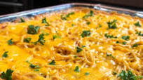 Chicken Spaghetti Casserole with Mexican Flavors Chicken Spaghetti Casserole with Mexican Flavors