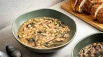 Instant Pot White Beans With Kale and Shiitakes Instant Pot White Beans With Kale and Shiitakes