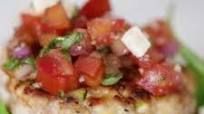 NAKED TURKEY BRUSCHETTA BURGERS NAKED TURKEY BRUSCHETTA BURGERS